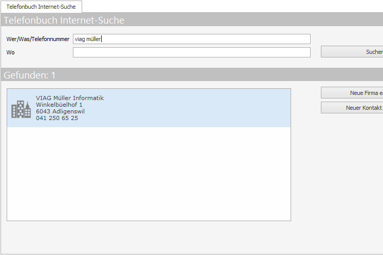 Internet-Telefonbuch