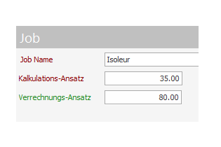Job erfassen